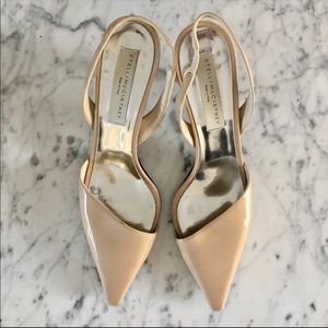 Stella McCartney kitten heel sling-backs